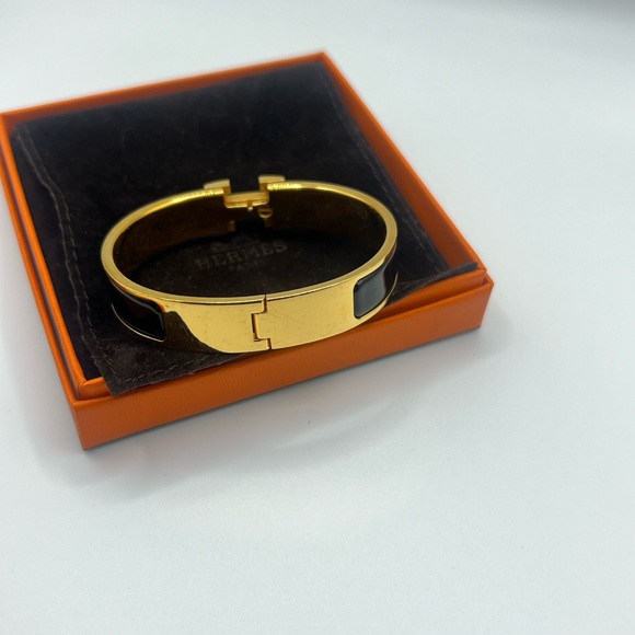 Authentic Hermes Clic H bracelet black - Picture 6 of 7